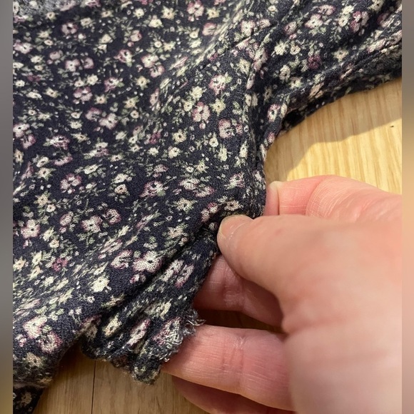 American Eagle open lace up back mini floral dress - Picture 11 of 11